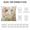 thumbnail image 5 of YINGXI Golden Eucalyptus Leaves Throw Pillow Cover,Spring Fall Floral Cushion Case Decoration for Sofa Couch 18x18in, 5 of 5