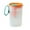 🔥 Orange_Hot#4784, variant on Large Capacity Refrigerator Cold Kettle | Food Grade Plastic | Sealed Cool Pitcher With Handle | 2L Iced Beverage Jug For Water, Juice, Tea | Fits Fridge Door, Non-Drip Spout |