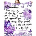 thumbnail image 1 of LHSHID Best Gifts for Grandma Blanket from Grandchildren Super Soft Flannel Blankets for Birthday/Mothers Day 50x60in, 1 of 6