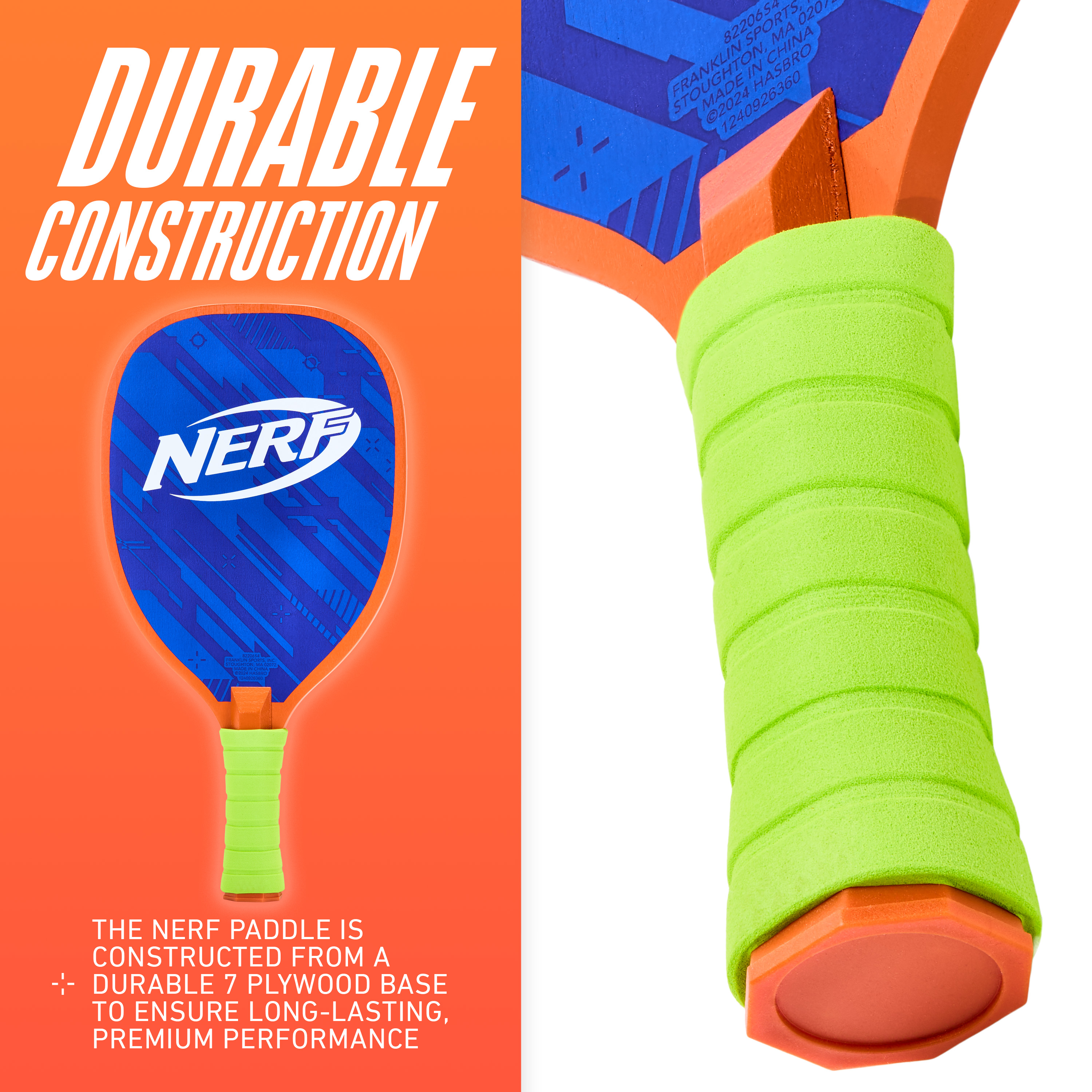 Nerf 2 Player Pickleball Paddle Set photo 4