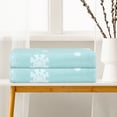 thumbnail image 3 of REGALWOVEN Cotton 2 Piece Bath Towel Set, Highly Absorbent and Comfort Lovely Towel Bathroom Blue_3 28" x 56", 3 of 8