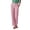 Pink, variant on Kelon Women's Casual Pants, Womens Cotton Pants Wide Leg Dress Pants Women Business Casual High Waisted Work Trousers Pants with Pockets, S