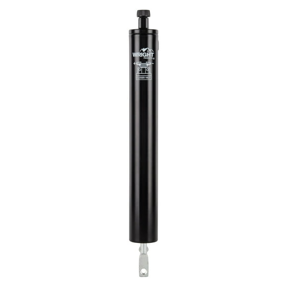 Cierrapuertas neumático Wright Products, ajustable, negro