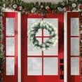 thumbnail image 4 of Neoyler Artificial Plants Christmas Wreath Indoors Outdoors with Realistic Lifelike Design Festive Home Decor Suit Entryways Living Rooms Customizable Ornaments Addition Easy to Clean 13.4in Green, 4 of 6