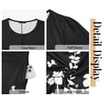 thumbnail image 6 of Fantaslook Boho Summer Dresses for Women Casual Short Sleeve T Shirt Dress with Pockets Beach Vacation Clothes, 6 of 8