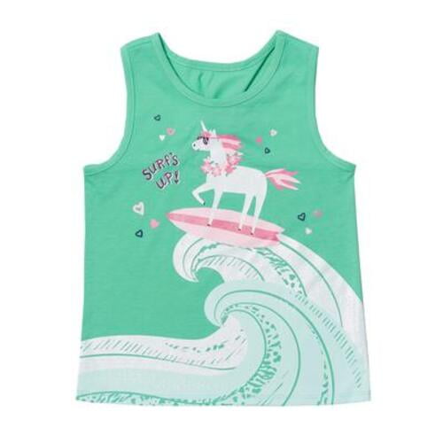 Epic Threads Toddler Girls Graphic Tank Top With Unicorn, Green, 6