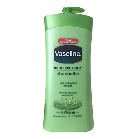 Vaseline Intensive Care Aloe Soothe Lotion, 20.3 Oz, 6 Pack