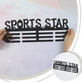 thumbnail image 3 of 1Set Sports Star Medals Display Medal Holder Inspirational Words Medal Holder Iron Wall Mounted Hooks, 3 of 8