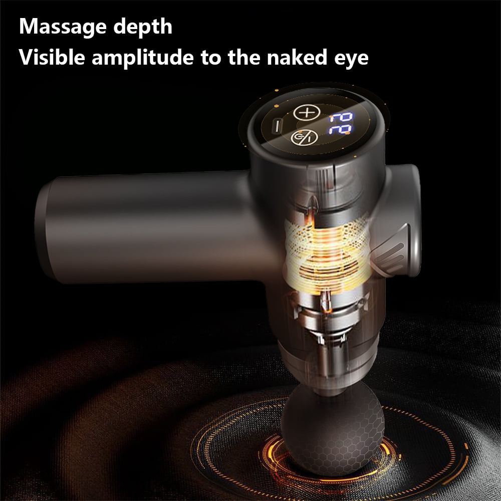 Adnbm Massage Gun, Percussion Therapy, 10mm Amplitude w/ Attachments