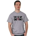 thumbnail image 6 of Romantic Matching Set His Hers Couple Men's Graphic T Shirt Tees Brisco Brands L, 6 of 7