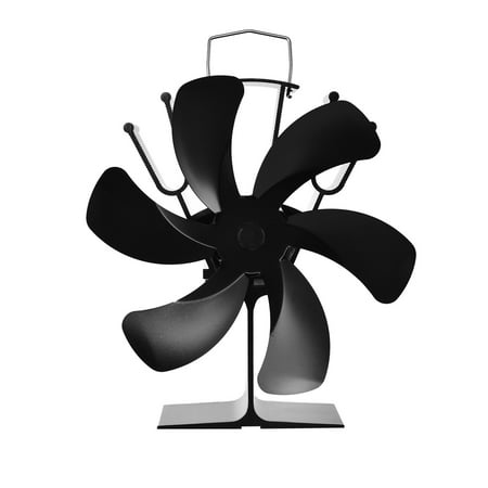 

Fireplace Fan 6 Blades Stove Fan for Larger Air Volume