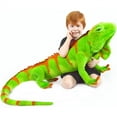 thumbnail image 5 of Ignacio the Iguana | Over 6 Foot Long (With Tail!) Big Stuffed Animal Plush Lizard | Shipping from Texas | By TigerHart Toys, 5 of 5
