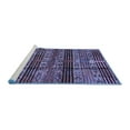 thumbnail image 2 of Ahgly Company Machine Washable Indoor Rectangle Abstract Blue Modern Area Rugs, 4' x 6', 2 of 4