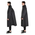 thumbnail image 5 of YUHAOTIN Rain Poncho Men Big and Tall Mens and Womens Protective Jacket Fashion Mountaineering Fishing Transparent Zipper Thickened Self Raincoat Ponchos Clear Raincoat, 5 of 9