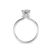 FireBorn Diamonds Fireborn Oval-Shaped Diamond Engagement Ring with a Hidden Halo, 1 CTTW, 14K White… — $768.75 (40% off)