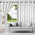 thumbnail image 3 of AOFOTO Polka Dot Sheer Curtains Round Point Bedroom Curtain Drapes for Living Room 42''W x 96''L, 3 of 5