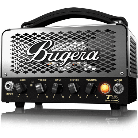 Bugera T5 Infinium 5-Watt Cage-Style Tube Amplifier Head with INFINIUM Tube Life Multiplier and