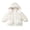 Beige, variant on Fancifize Winter Warm Puffer Jacket for Girls, Zip Up Long Sleeve Hooded Coat, Kids Lightweight Cozy Outerwear with Pockets 3-12Y