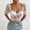 White, variant on Elegant French- Top for Women with Delicate Lace Details and Modern Cut White M