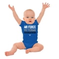 thumbnail image 3 of US Air Force Veteran USAF Pride Romper Boys or Girls Infant Baby Brisco Brands 18M, 3 of 7