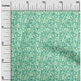 thumbnail image 2 of oneOone Georgette Viscose Light Mint Green Fabric Florals Fabric For Sewing Printed Craft Fabric By The Yard 42 Inch Wide-X7, 2 of 6