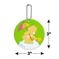 thumbnail image 6 of Care Bears Funshine Bear Round Luggage ID Tag Card Suitcase Carry-On, 6 of 8