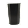 thumbnail image 2 of Deskside Plastic Wastebasket Rectangular, 3.5 gal, Black, 2 of 7