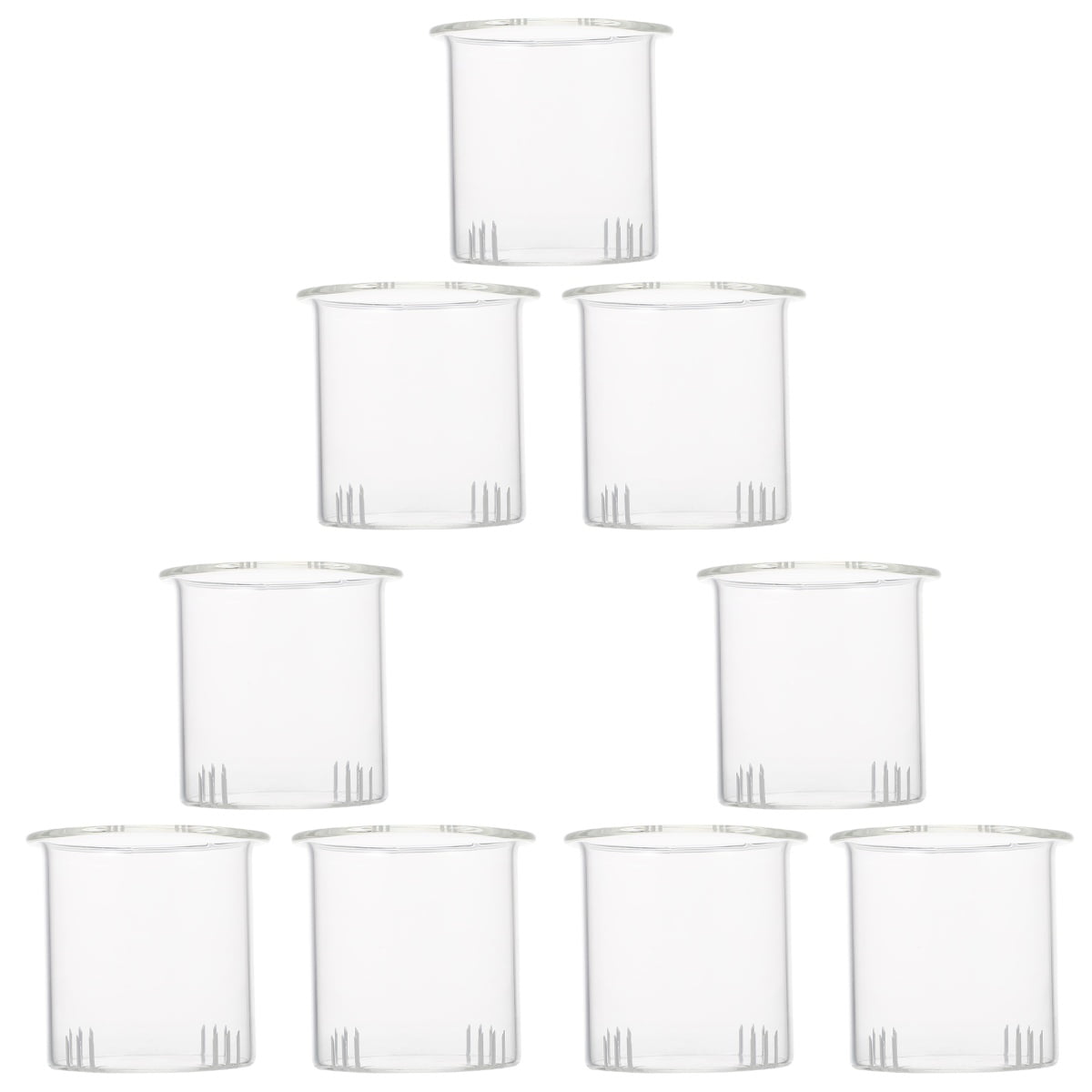 HOMEMAXS 9 Pcs Glass Tea Strainer and Colanders Detachable Tea