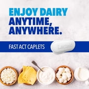 Lactaid Fast Act Caplets for Lactose Intolerance, Lactase Supplements, 96 Count