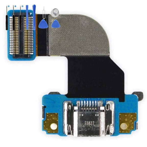 Eutoping USB Charging Port For Samsung Galaxy Tab 3 8.0 T310 Dock Connector Charger Board Flex Cable Assembly Replacement with tool