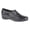 Black, variant on Mod Comfys Womens Softie Leather Casual Shoes