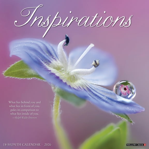 Inspirations 2026 Wall Calendar, (Paperback)