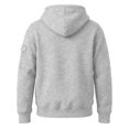 thumbnail image 5 of BLVB Boys Hoodies Casual Solid Color Pullover Long Sleeve Hooded Sweatshirt Kids Fall Clothes 4-15 Years(Gray,4-5Years), 5 of 5