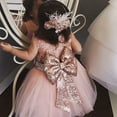 thumbnail image 6 of Douhoow 0-9Y Girl Sequins TuTu Dress Wedding Birthday Party Princess Dress Backless Sundress, 6 of 9