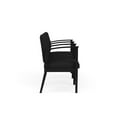 thumbnail image 2 of Amherst Steel Reception Waiting 3 Seat Tandem Seating / Black Steel / Black, 2 of 3