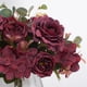 thumbnail image 4 of Ramo de peonías artificiales de seda LYCAQL, 1 manojo de flores a granel para decoración del hogar, bodas, fiestas, centros de mesa para recepción de boda, rosas, flores de seda, ramo atado a mano, 4 of 8