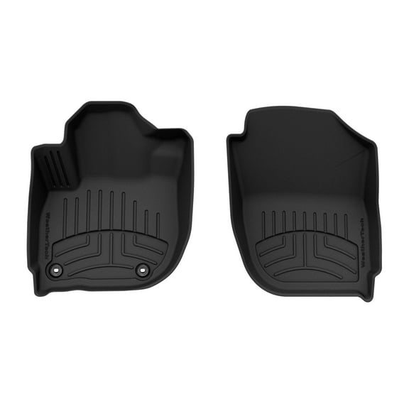 WeatherTech FloorLiner HP Custom Fit Floor Mats compatible with 2016-2022 Honda HR-V - 1st Row (Driver & Passenger), Black