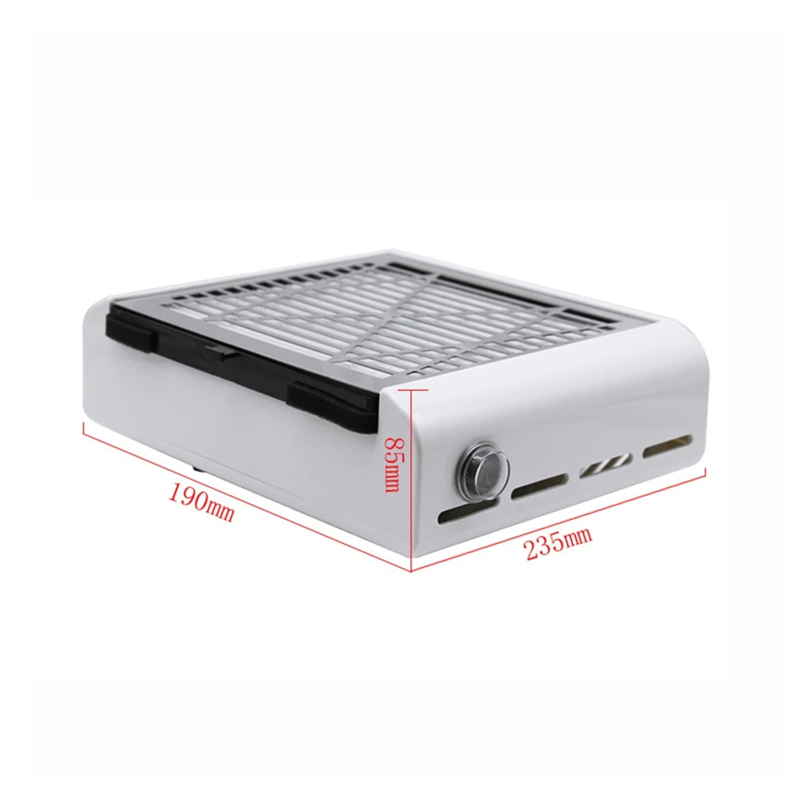 Nail Dust Vacuum, Professional Nail Dust Collector Machine 60W Suction Vacuum Cleaner With Manicure For Collecting Clean 4500RPM Nail Suction ,Powerful Suction