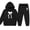 Black#9527, variant on BOOMNY Girls Outfit 2 Peice Sets Graphic Long Sleeve Tops Pants Sets for Kids Soft Clothing Set