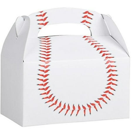 Party Baseball - Birthday Party Baseball Treat Box Favor Boxes Favors Sports