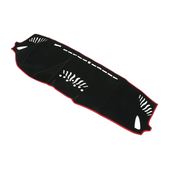 Unique Bargains Dash Cover for Subaru Outback Non-Slip | Center Console Dash Cover Mat Black Red 1 Pcs