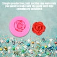 thumbnail image 2 of Ounissouiy Molde de silicona para pastel de rosas DIY, decoración reutilizable, molde para hornear, molde artesanal para gelatina de Chocolate Type2, 2 of 6