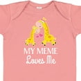 thumbnail image 4 of Inktastic My Meme Grandma Loves Me Giraffe Boys or Girls Baby Bodysuit, 4 of 5