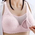 thumbnail image 3 of Ohufall Wirefree Bras for Women No Underwire Wireless No Wire Push Up Everyday Bra Solid V Neck Daily Bra Breathable Spaghetti Straps Basic Bralette Full Coverage Soft Bras, 3 of 5
