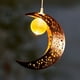 thumbnail image 2 of Campanas de viento solares con forma de luna, luces solares para exteriores, campanillas de viento, decoraciones colgantes impermeables, regalos para jardín, 2 of 5