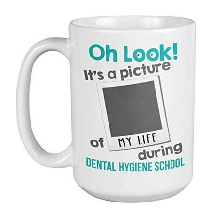 

Oh Look! It s A Picture Of My Life During Dental Hygiene School Funny Sarcastic Graduation Coffee & Tea Gift Mug Cup Decor Party Supplies Props And Pen Holder For A Hygienist & Dentist (15oz)