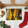 thumbnail image 6 of Latch Hook Rug Kit Little Boat Sunset Scene Pre-printed Handmade Carpet Crochet Yarn Craft DIY Hook and Latch Door Mat Tapestry for Home Floor Decoration 52x38cm-1, 6 of 8