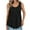 Black, variant on Womens Tank Tops Womens Summer Round Neck Tank Casual Textured Basic Sleeveless Shirts Beach Vacation Clothes for Women S-2XL