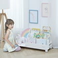 thumbnail image 5 of Fantasy Fields Kids Rainbow 3-Tier Wooden Staggered Display Bookcase, 5 of 10