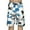 Blue-B45, variant on Men's Swim Trunks with UPF 50+ Quick Dry Printed Summer Beach Shorts Drawstring with Elastic Waist and Pockets